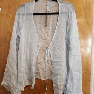 skims romance tie front top celeste L brand new with tag